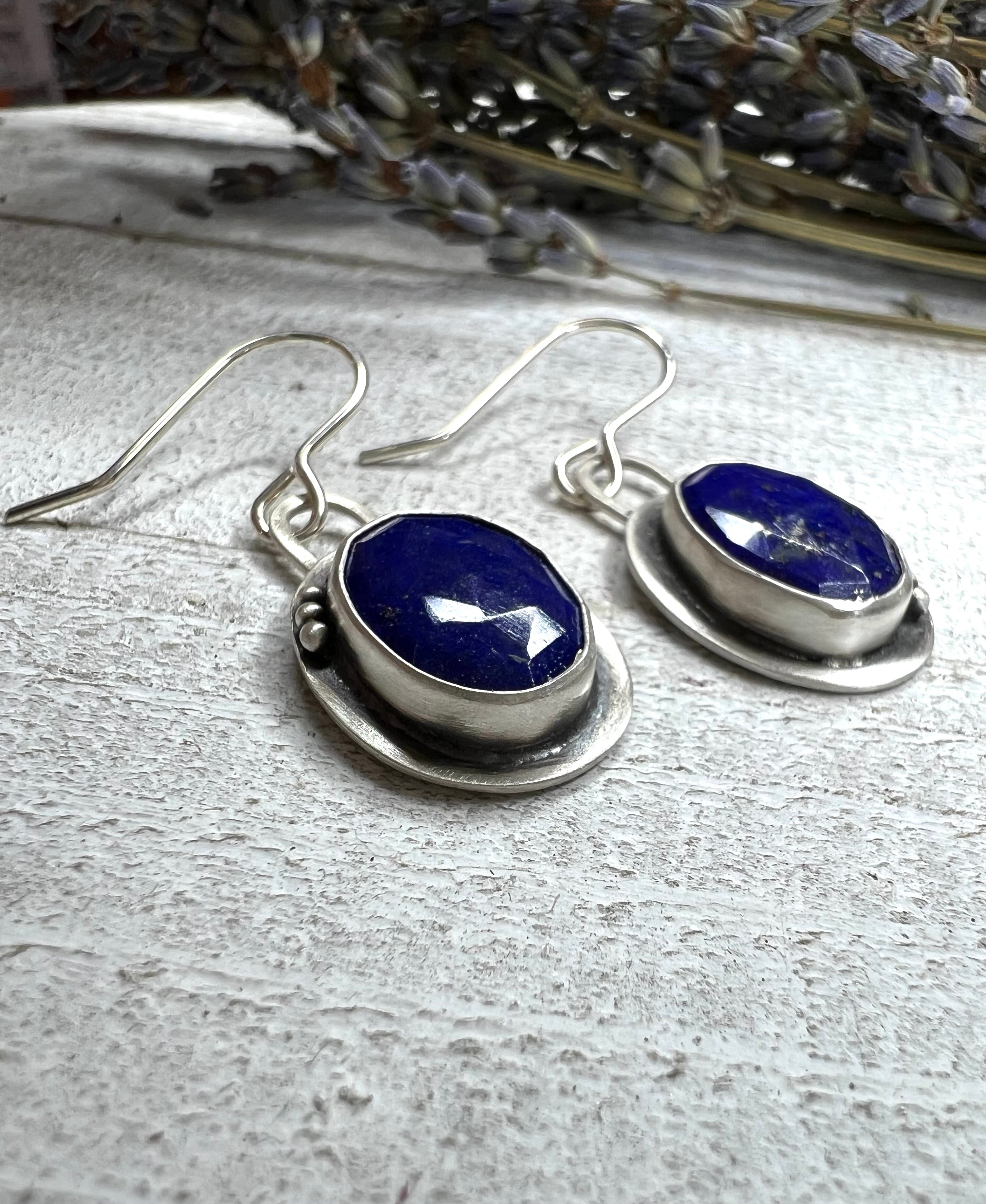 One of a Kind Lapis Lazuli Earrings MARTINIJewels