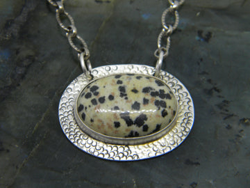 One of a Kind - Dalmatian Jasper Pendant - MARTINIJewels