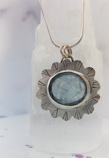 Moonstone Flower Pendant - MARTINIJewels