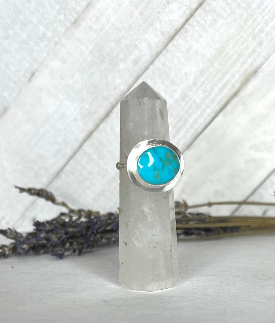 One of a Kind - American Turquoise Ring Size 9 - MARTINIJewels