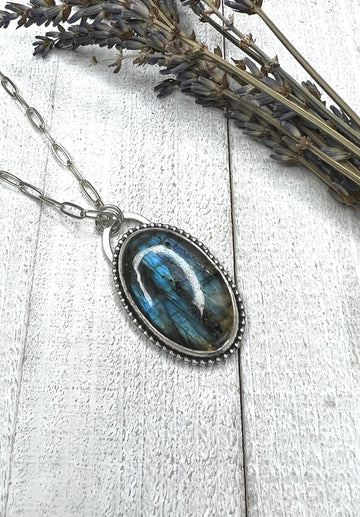 One of a Kind - Labradorite Pendant - MARTINIJewels