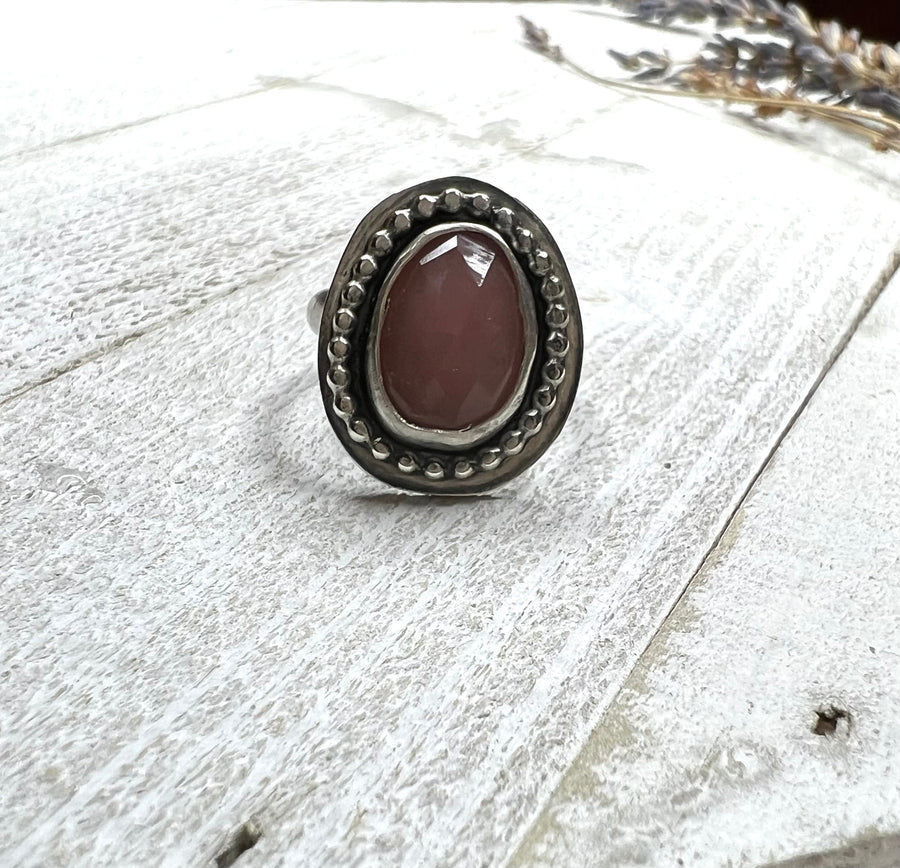 One of a Kind - Guava Quartz Ring - MARTINIJewels