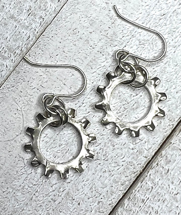 One of a Kind - Gear Earrings - MARTINIJewels