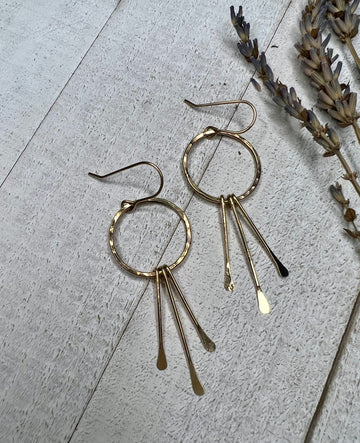 Classics Collection - Fringe Earrings in Sterling Silver OR 14k Gold Fill - MARTINIJewels