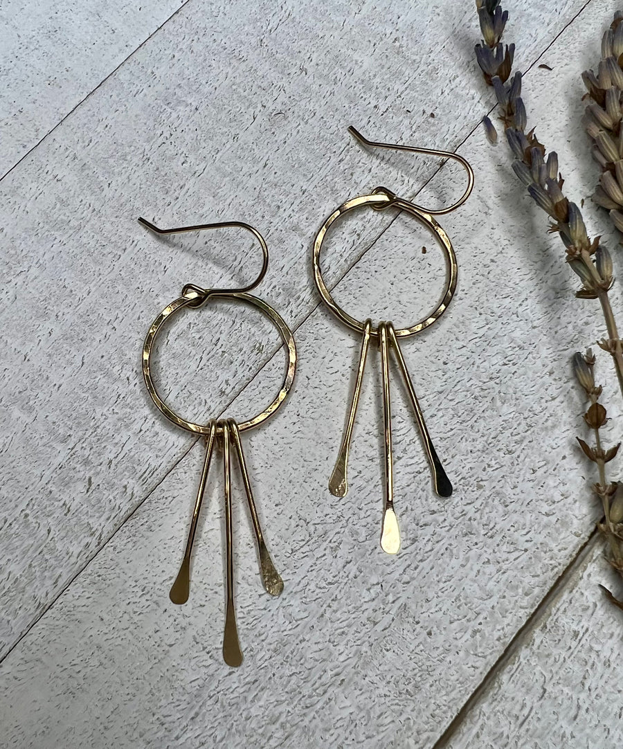 Classics Collection - Fringe Earrings in Sterling Silver OR 14k Gold Fill - MARTINIJewels
