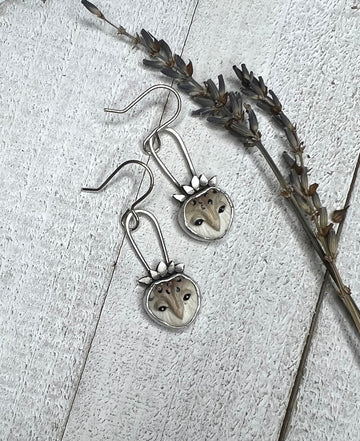 Goddess Collection - Athena Owl Earrings - MARTINIJewels