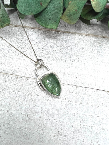 One of a Kind - Green Kyanite Pendant - MARTINIJewels