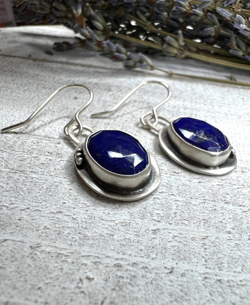 One of a Kind - Lapis Lazuli Earrings - MARTINIJewels