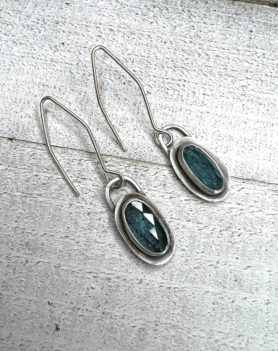 One of a Kind - Blue Kyanite Earrings - MARTINIJewels