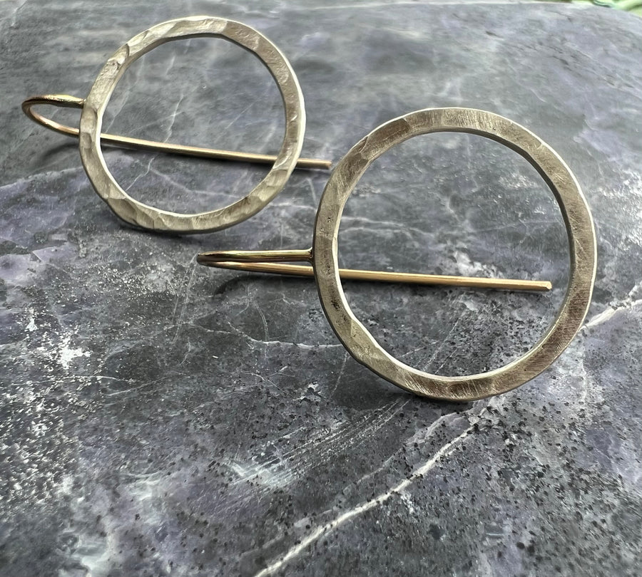 Classics Collection - Mixed Metal Hoops - Large - MARTINIJewels