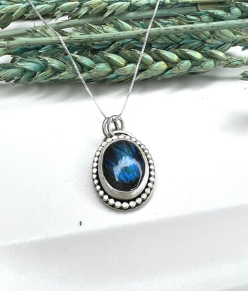 One of a Kind - Labradorite Pendant - MARTINIJewels