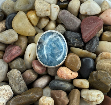One of a Kind - Paraiba Kyanite Ring Size 6.25 - MARTINIJewels