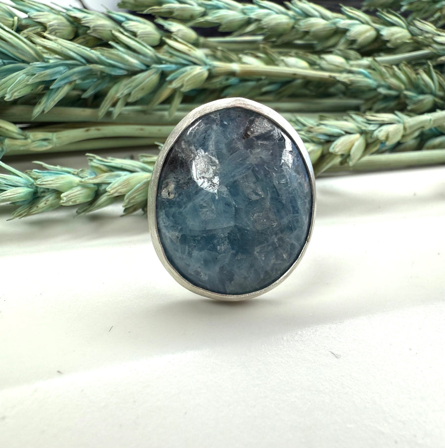 One of a Kind - Paraiba Kyanite Ring Size 6.25 - MARTINIJewels