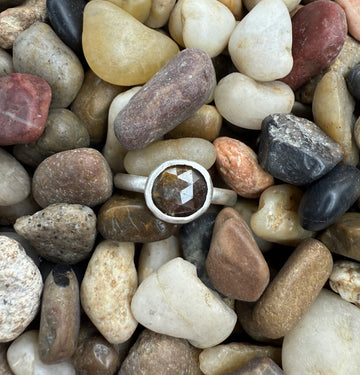 One of a Kind - Brown Sapphire Ring Size 8.25 - MARTINIJewels