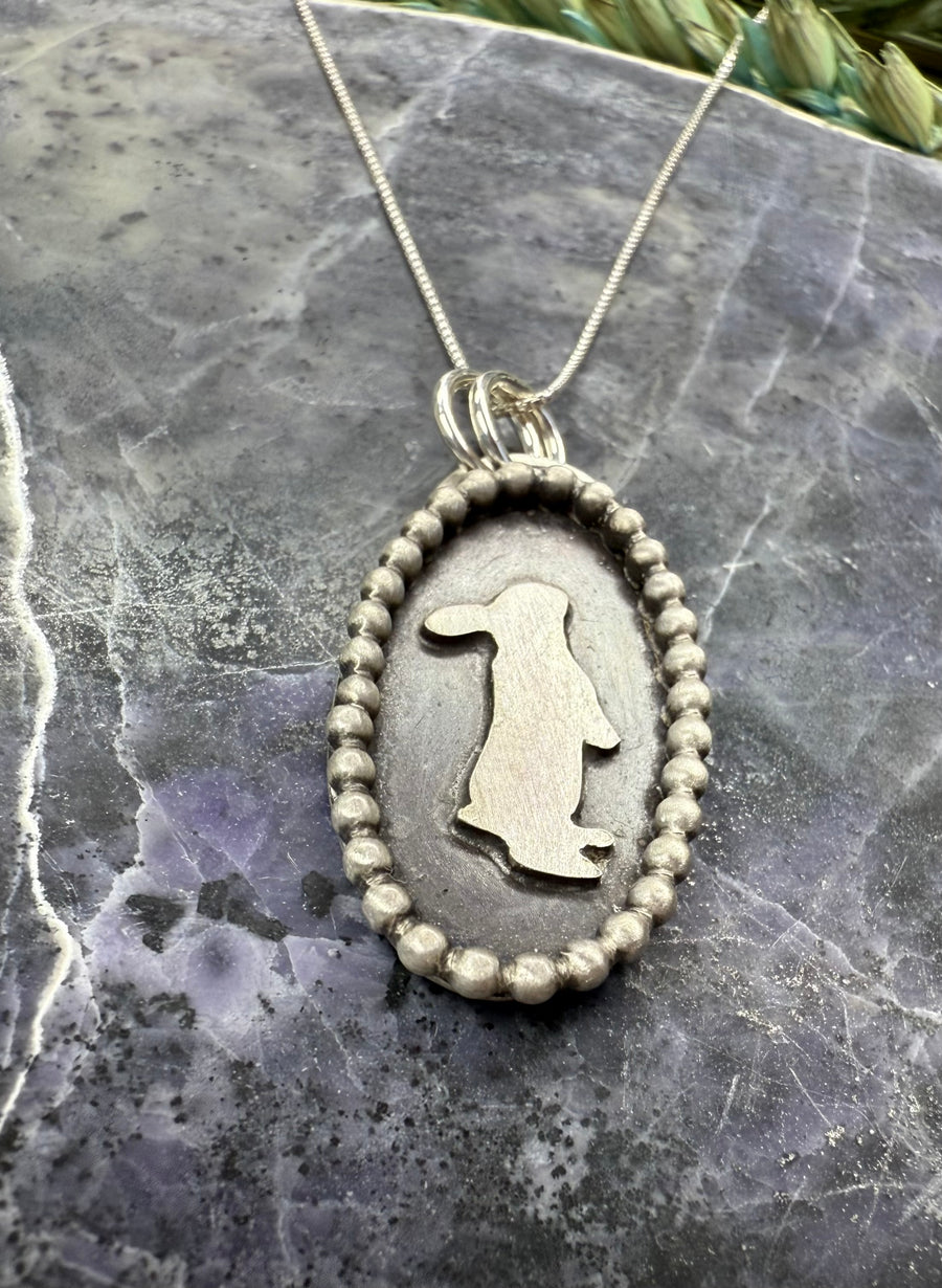 How Does Your Garden Grow - Gazing Bunny Necklace - MARTINIJewels
