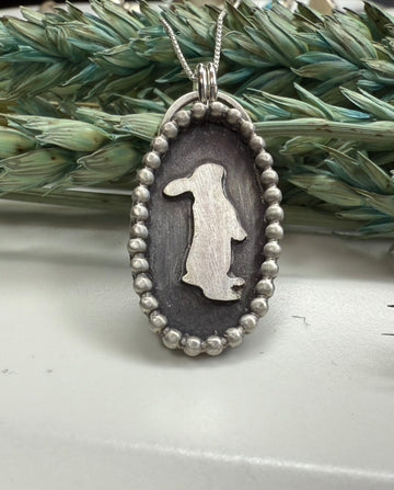 How Does Your Garden Grow - Gazing Bunny Necklace - MARTINIJewels