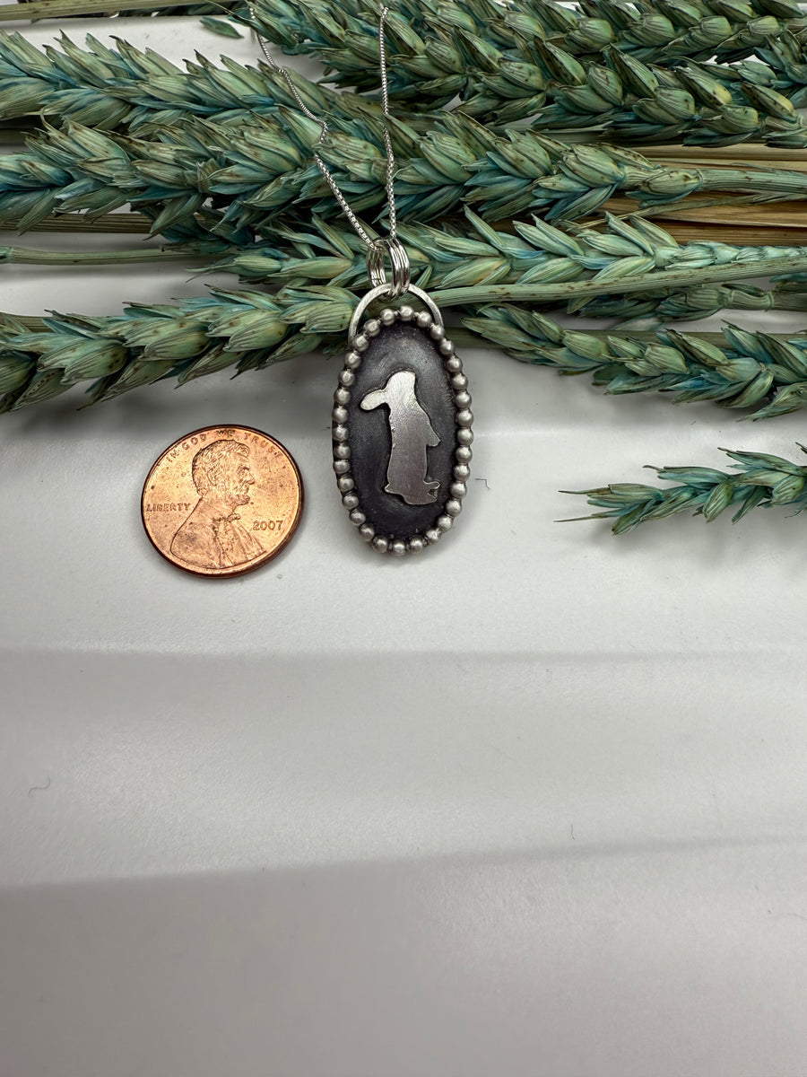 How Does Your Garden Grow - Gazing Bunny Necklace - MARTINIJewels