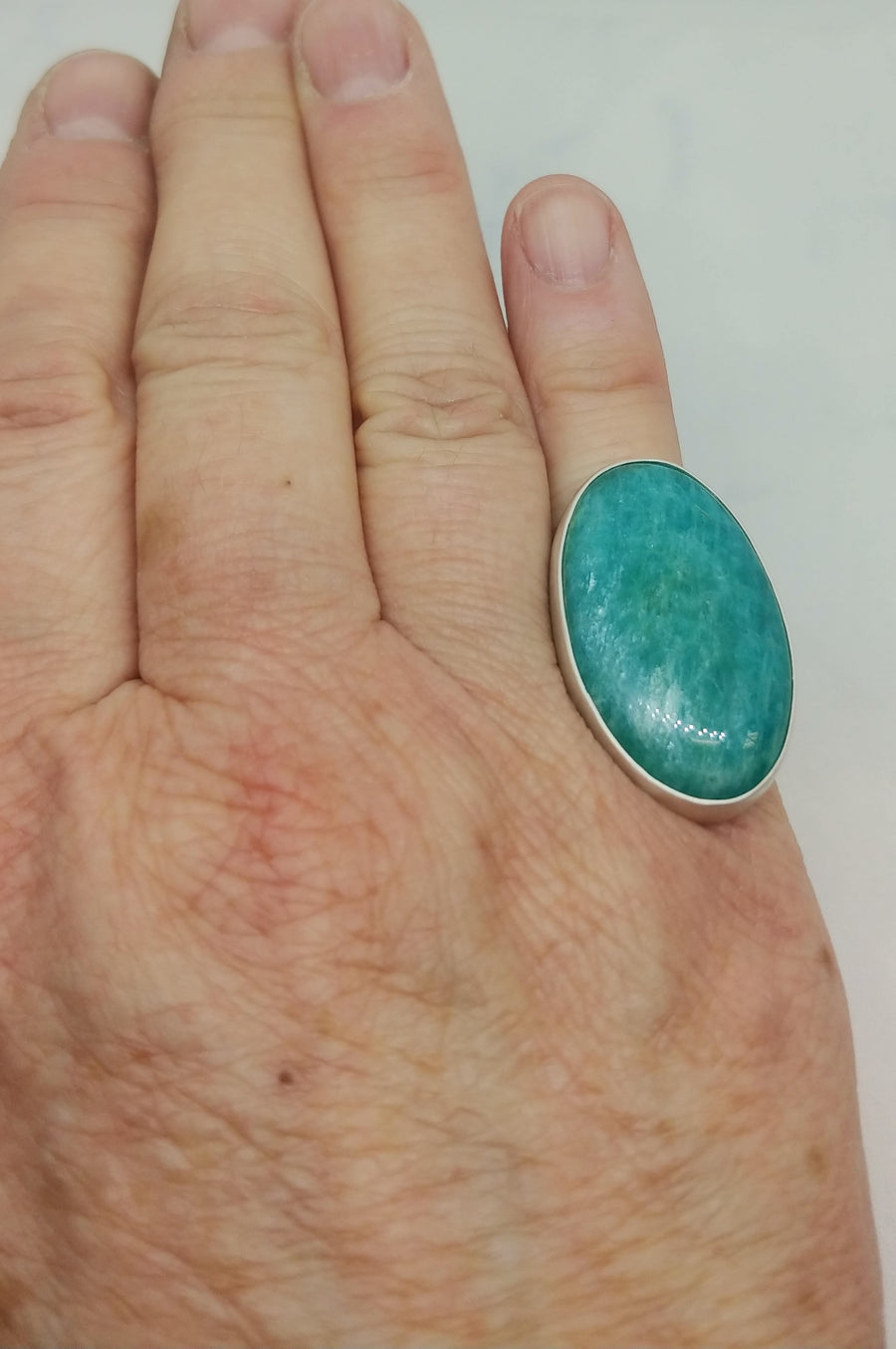 One of a Kind Amazonite Ring - MARTINIJewels