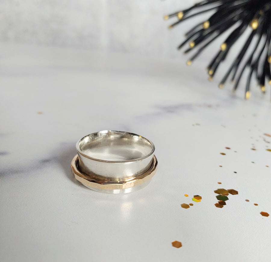 Meditation Ring - Gold and Silver - MARTINIJewels