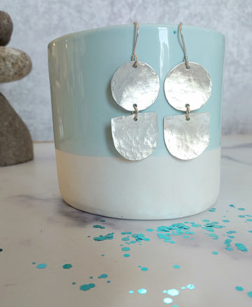 Botanicals Collection - Contemporary Sterling Silver Earrings - V1 - MARTINIJewels