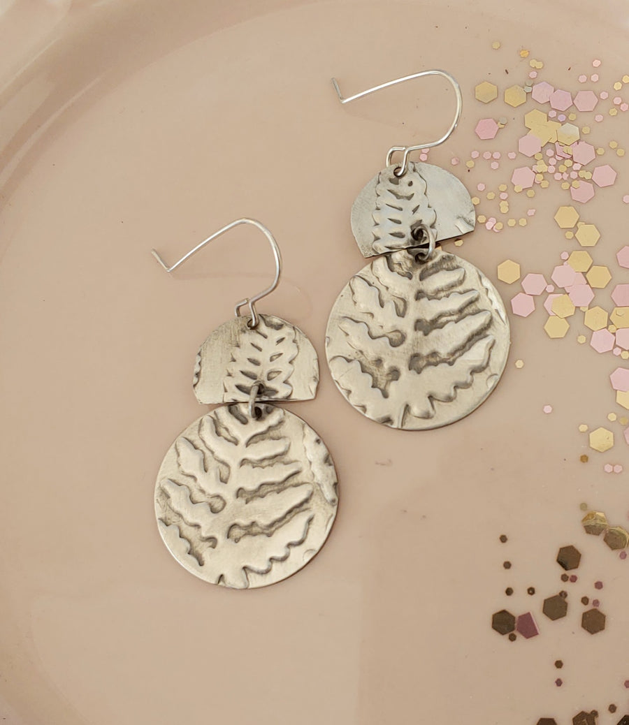 Botanicals Collection - Contemporary Sterling Silver Earrings - V3 - MARTINIJewels