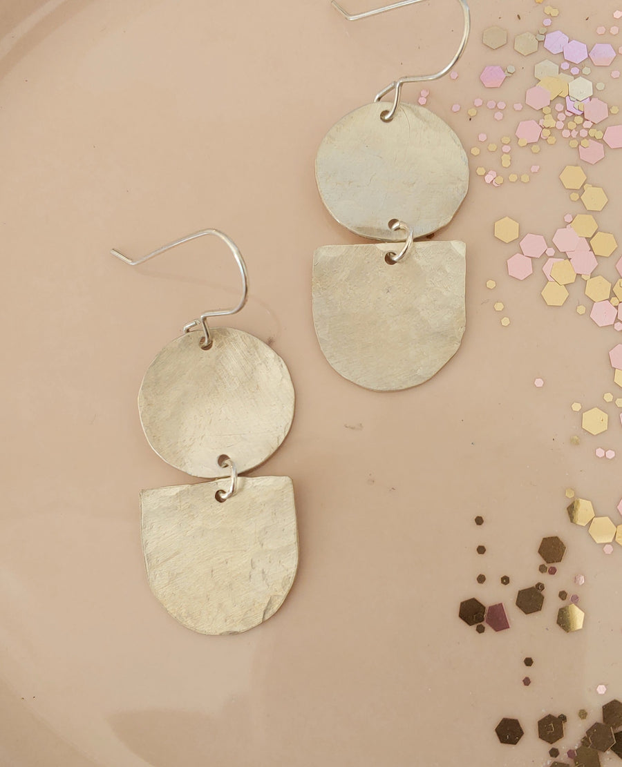 Botanicals Collection - Contemporary Sterling Silver Earrings - V1 - MARTINIJewels