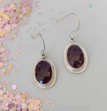 One of a Kind - Garnet Earrings - MARTINIJewels