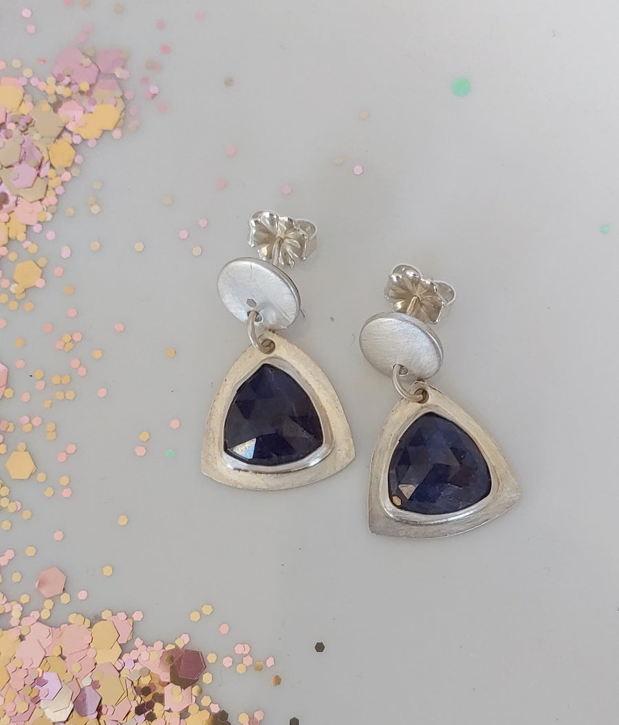 One of a Kind - Iolite Earrings - MARTINIJewels