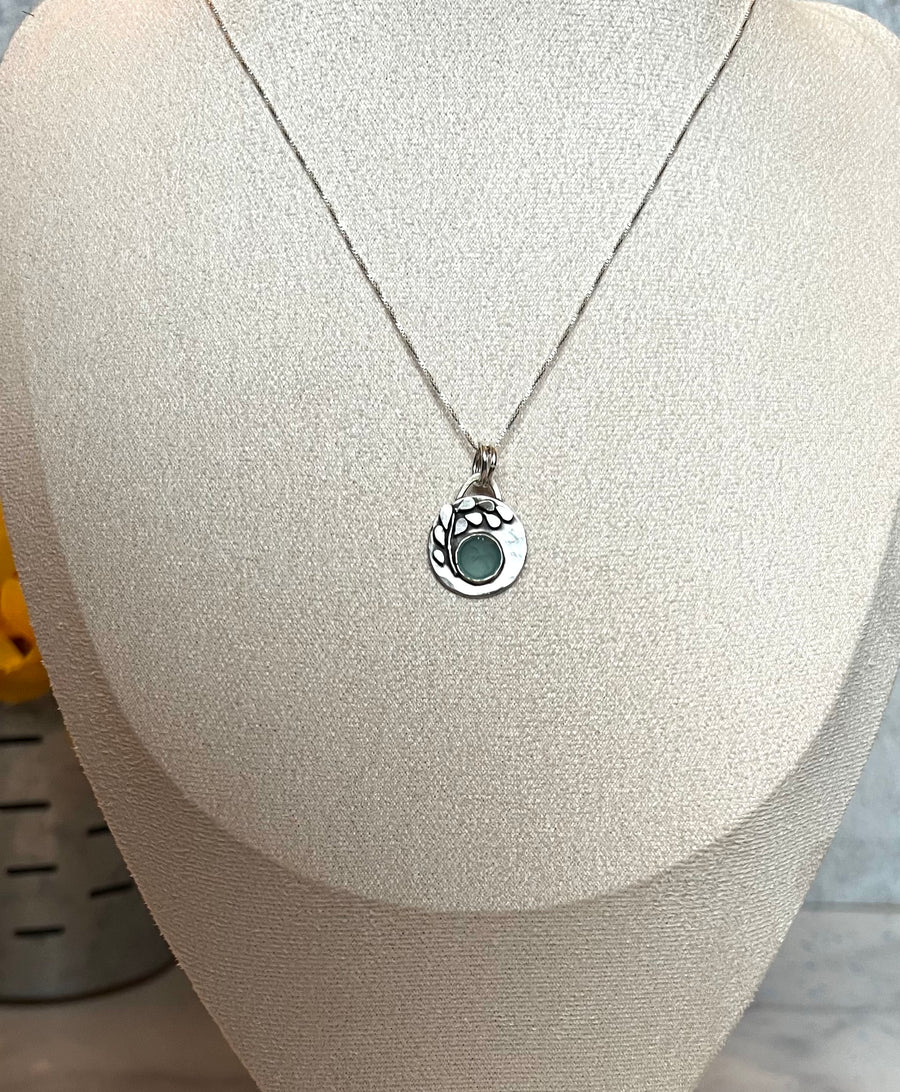 How Does Your Garden Grow - Vine Pendant  Many Stone Choices Available - MARTINIJewels