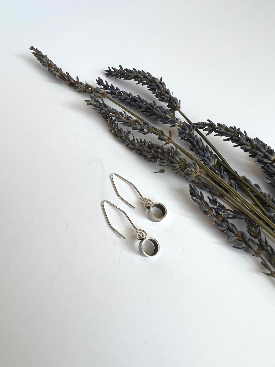 Minimalism Collection - Dangle Tube Earrings - V36 - MARTINIJewels