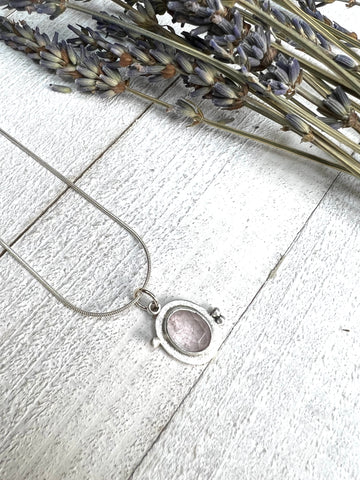 One of a Kind Rose Quartz Necklace - MARTINIJewels