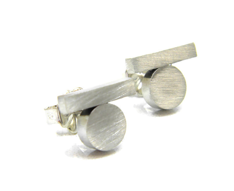 Minimalism Collection - Balance Post Earrings - MARTINIJewels