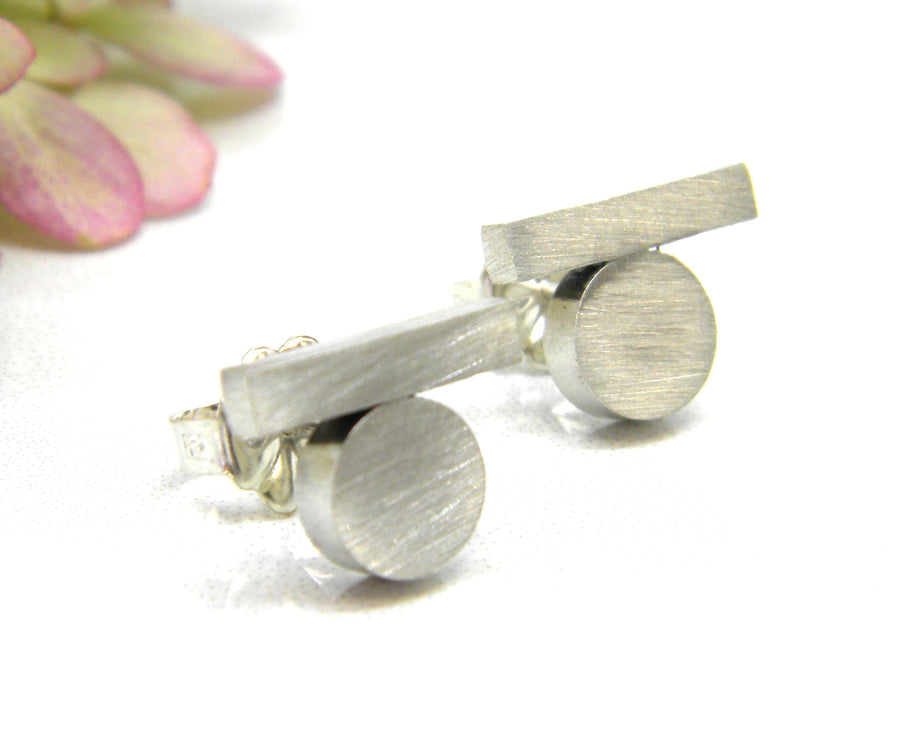 Minimalism Collection - Balance Post Earrings - MARTINIJewels