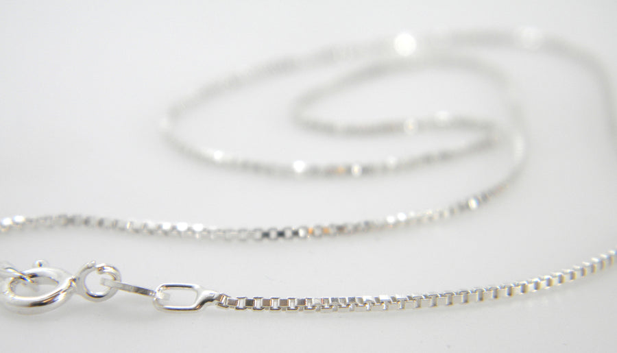 Sterling Silver Box Chain - MARTINIJewels