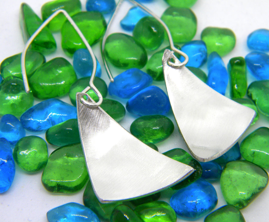 Americas Cup Collection - Large Sail Earrings - MARTINIJewels